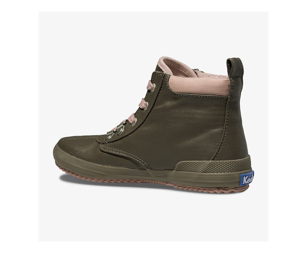 Botas Keds Niña Verde Oliva - Cyber Scout Coated Lona - 5426-YOBUX